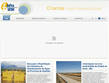 Tablet Screenshot of infraurbe.com